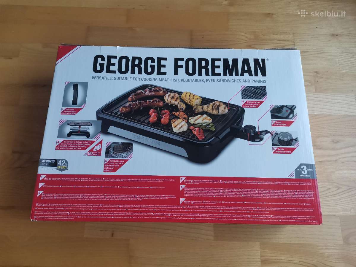 George Foreman Smokeless kepsninė - nuotraukos Nr. 2
