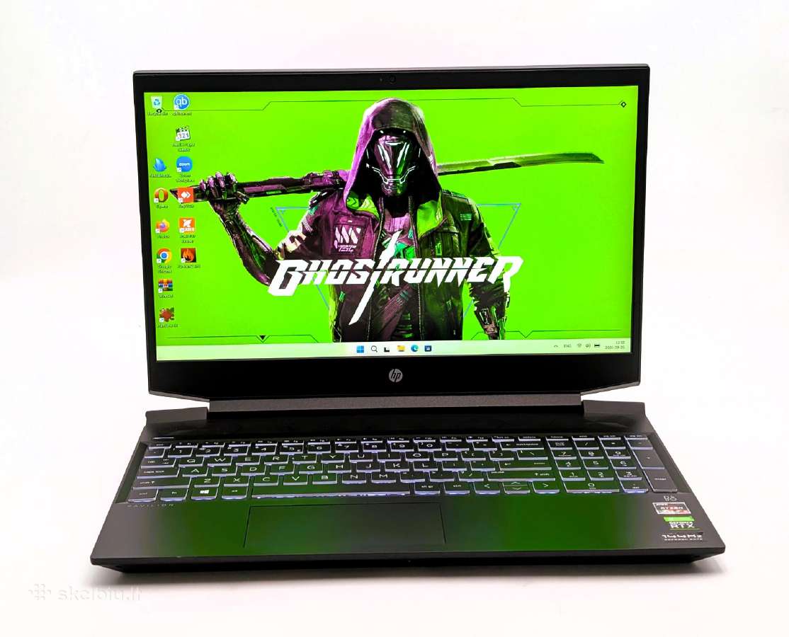 Žaidimams Hp Gaming 15 Ryzen 5 16gb SSD Rtx 3050 - nuotraukos Nr. 3