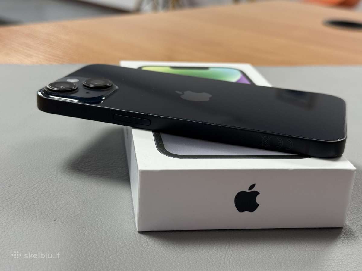 iPhone 14 128gb būklė labai gera - nuotraukos Nr. 5