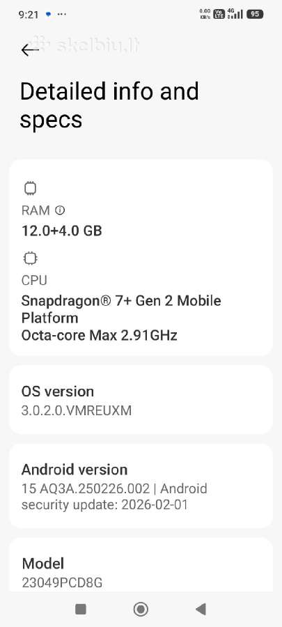 Poco f5 256gb 12+4gb RAM - nuotraukos Nr. 6