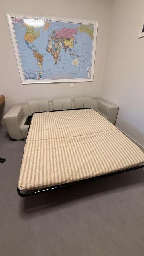 Parduodama kokybiška natūralios odos sofa-lova - nuotraukos Nr. 2