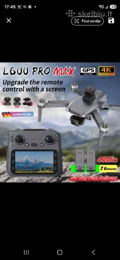 Lenovo D18 Dronas - nuotraukos Nr. 23