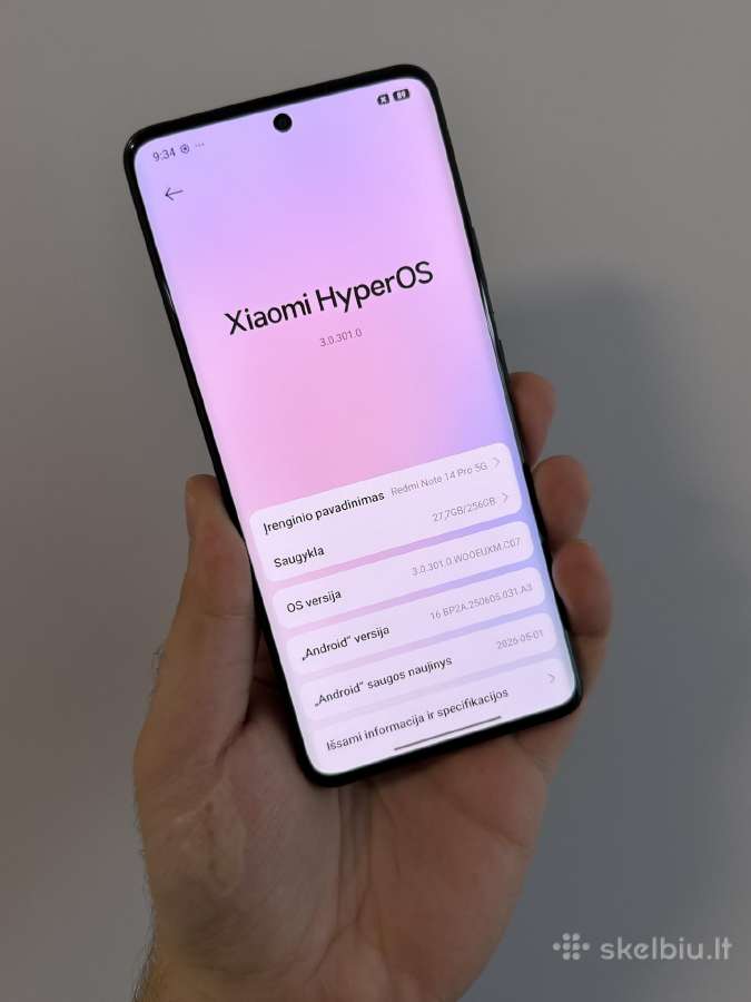Xiaomi Redmi Note 14 Pro 5G 256 - nuotraukos Nr. 4