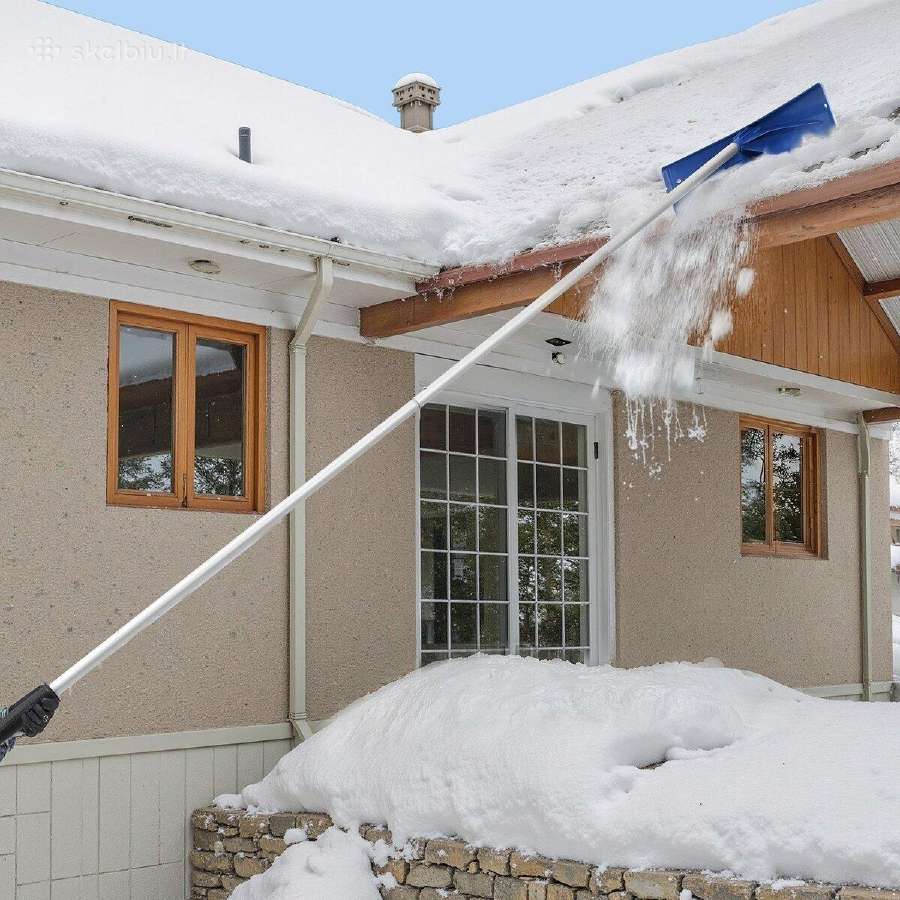 Reguliuojama stogo valytuvas nuo sniego su ratukai - nuotraukos Nr. 4