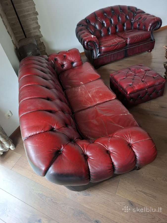 Chesterfield naudoti baldai - nuotraukos Nr. 3