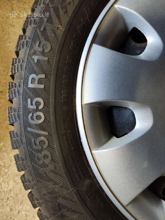 Plieniniai ratlankiai 185/65 R15 VW golf 4 - nuotraukos Nr. 4
