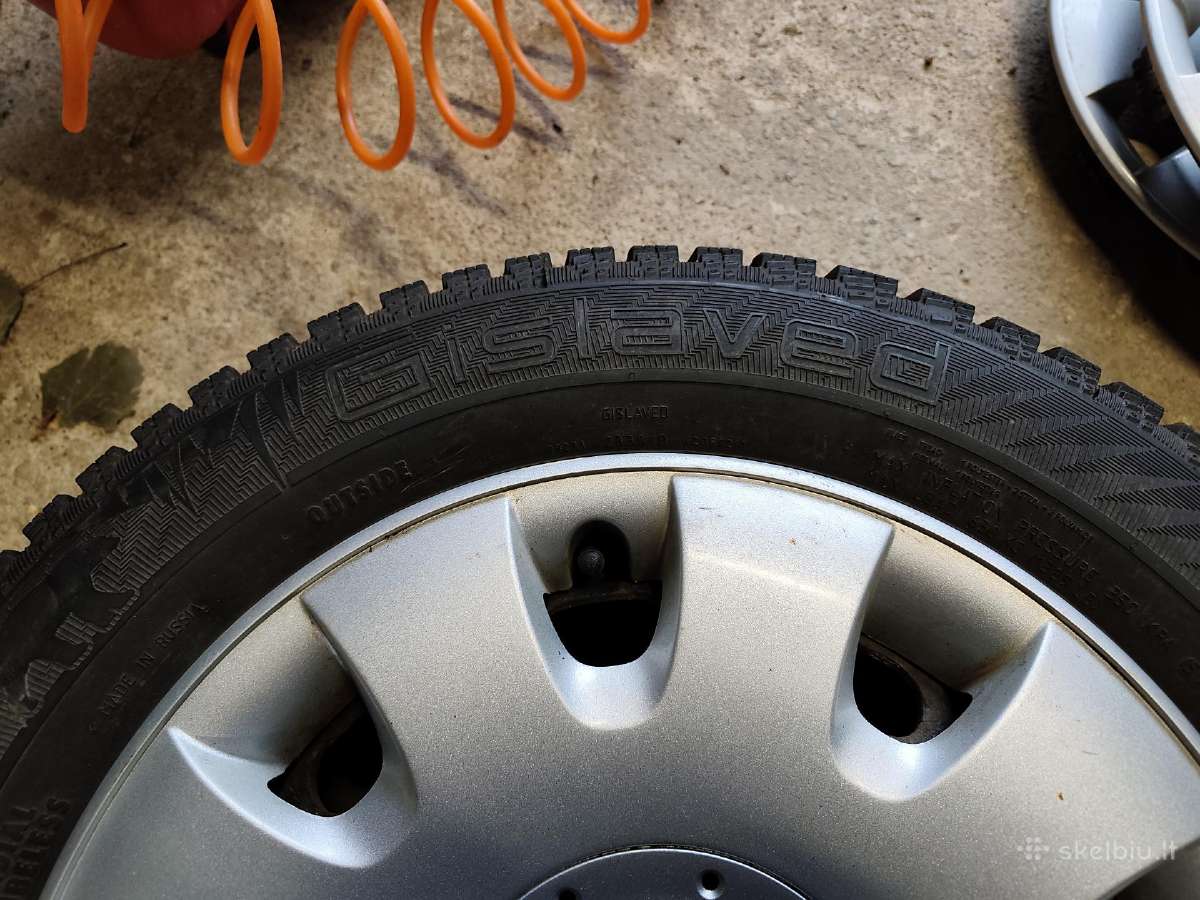 Plieniniai ratlankiai 185/65 R15 VW golf 4 - nuotraukos Nr. 5