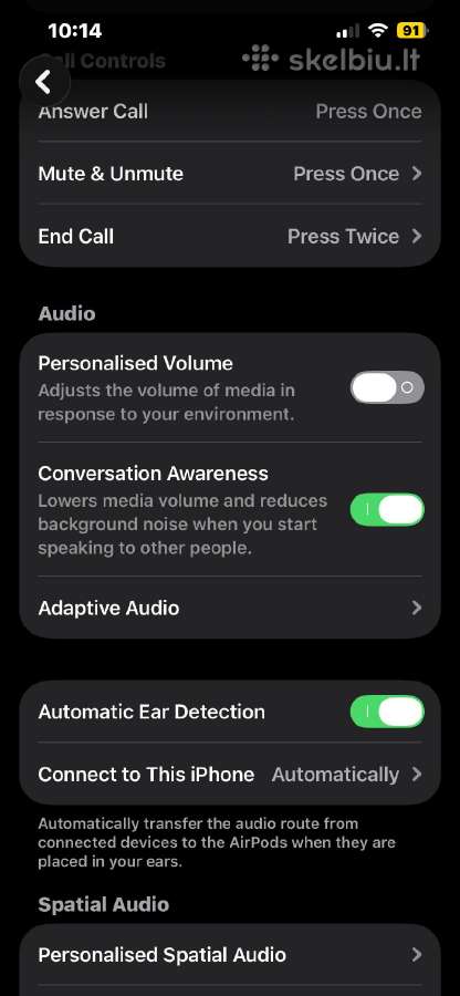 Airpods 4 (Anc) belaidės ausinės - nuotraukos Nr. 5