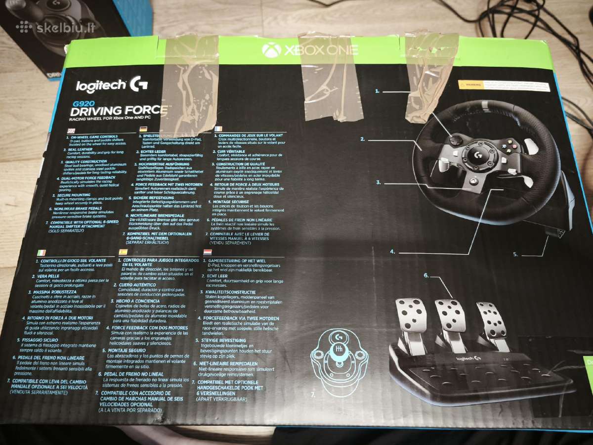 Logitech G920 ir Driving Forceshifter - nuotraukos Nr. 3