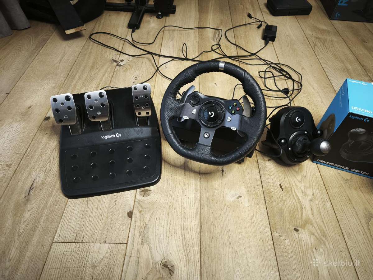 Logitech G920 ir Driving Forceshifter - nuotraukos Nr. 2