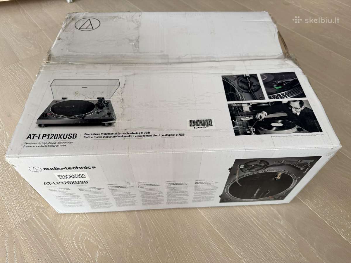 Audio-technica At-lp120xusb vinil.plokšt.grotuvas - nuotraukos Nr. 2