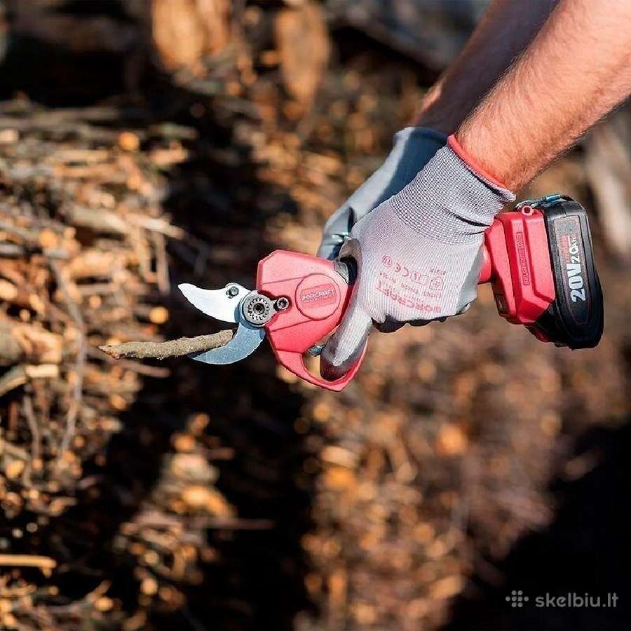 Akumuliatorinis Sekatorius Worcraft su priedais - nuotraukos Nr. 3
