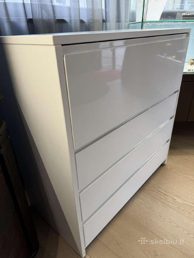 Balta komoda 83x80x40 - nuotraukos Nr. 2