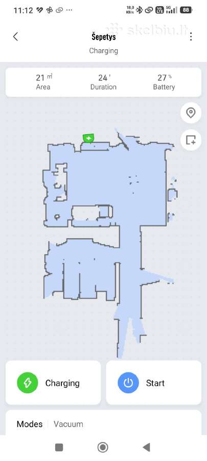 Xiaomi Mi Robot Vacuum-mop P - nuotraukos Nr. 2