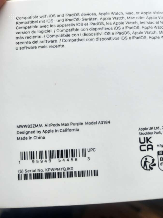 Apple Airpods Max. Naukos, nepradaryta pakuotė. - nuotraukos Nr. 2