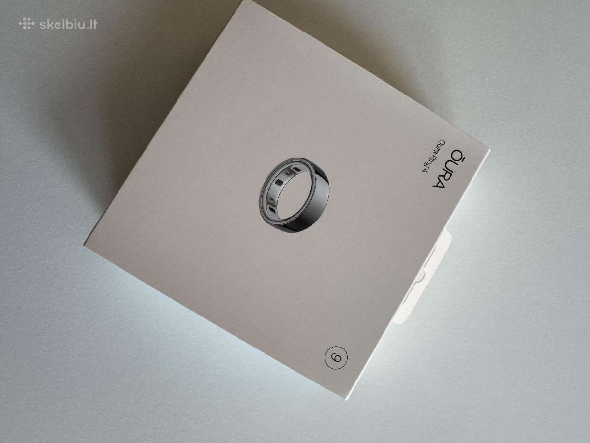 Oura ring 4, size 9, silver - nuotraukos Nr. 4