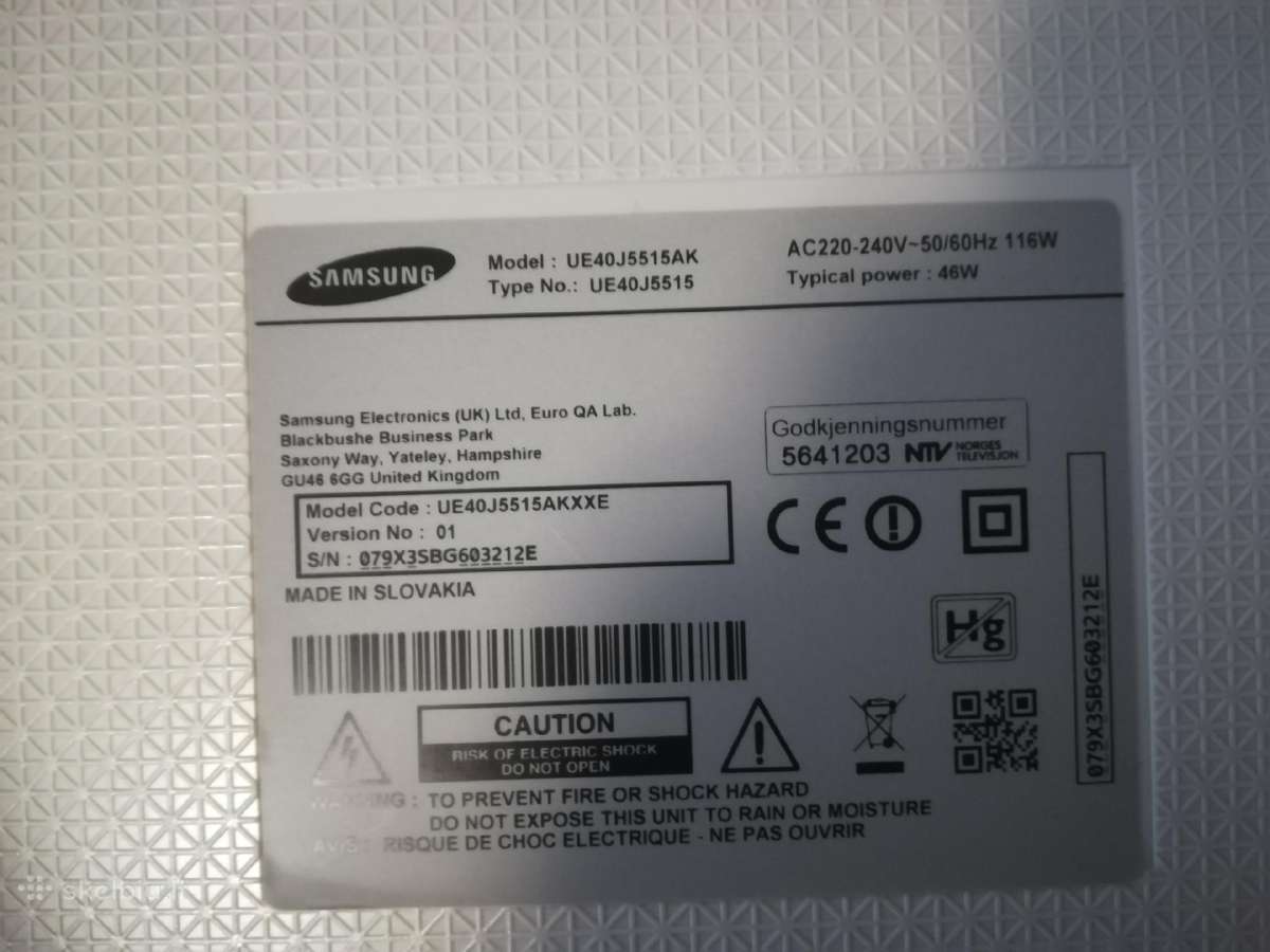 Samsung Ue40j5515ak 102cm Smart TV "WiFi" - nuotraukos Nr. 9