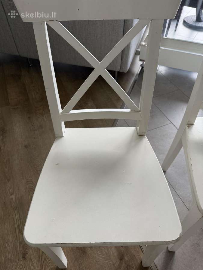 Ikea valgomojo stalas su kėdėmis - nuotraukos Nr. 4
