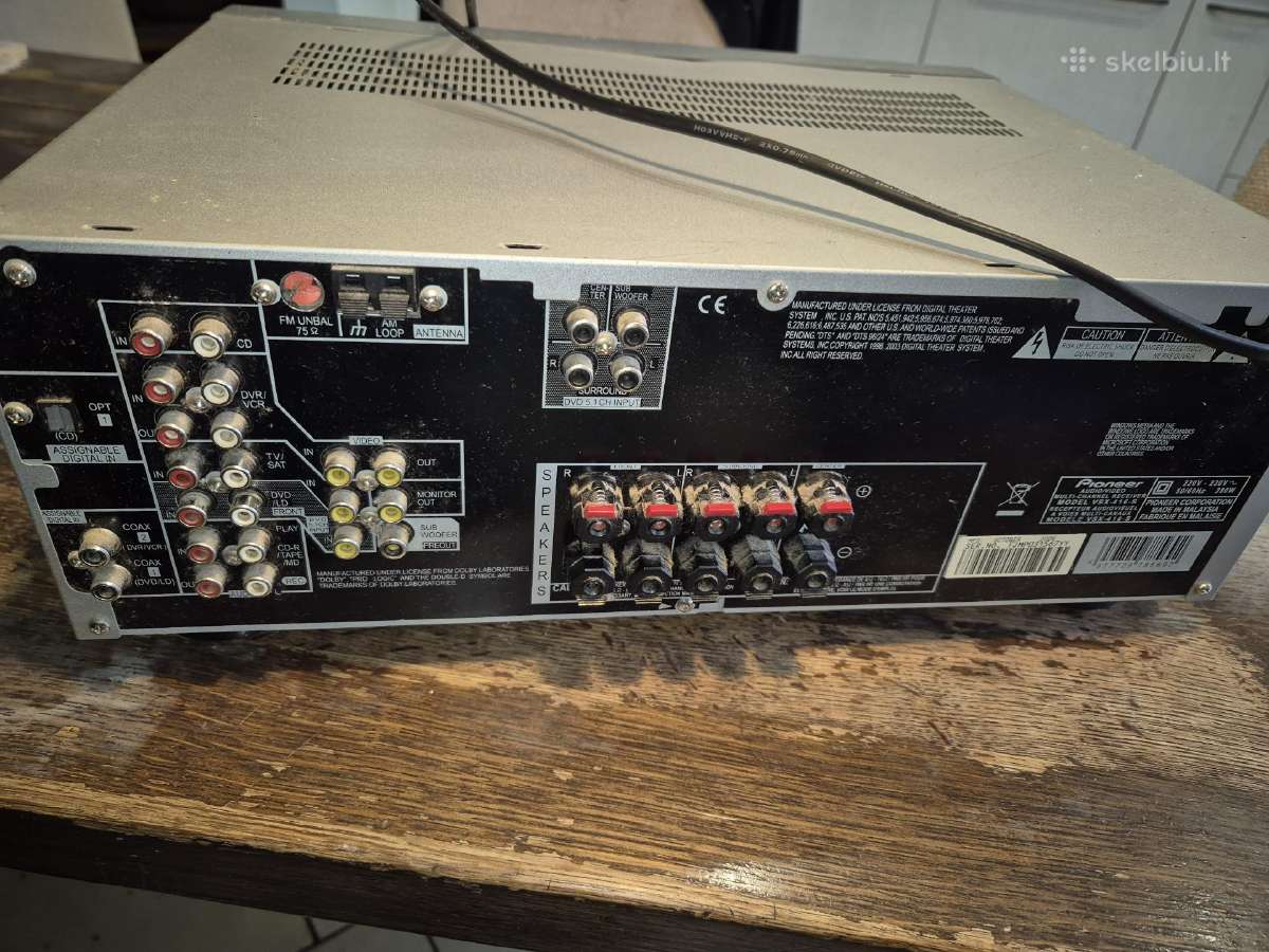 Pioneer Vsx-416 - nuotraukos Nr. 4