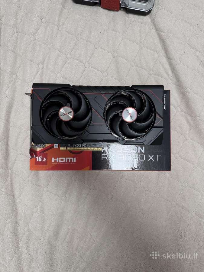 Rx 9060xt 16gb Sapphire Pulse - nuotraukos Nr. 2