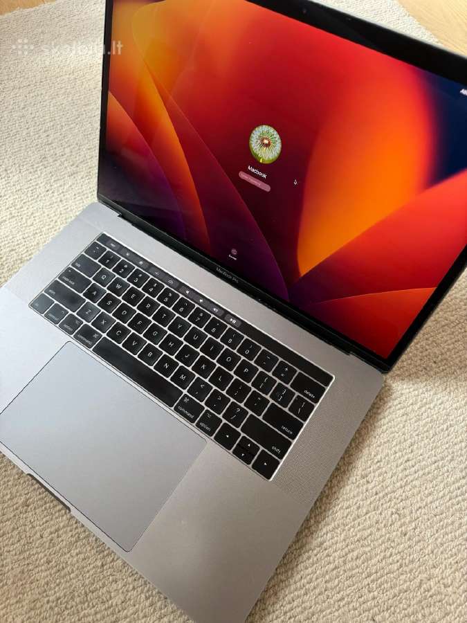 Apple MacBook Pro 15 Touch Bar, i7, 16 GB, 1tb - nuotraukos Nr. 2
