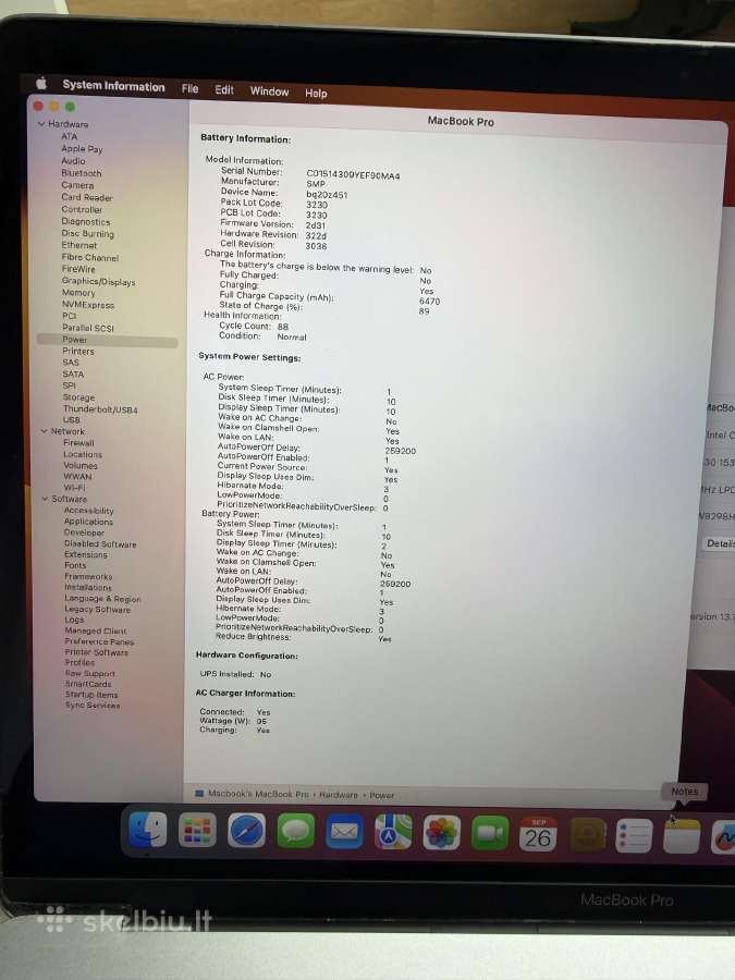 Apple MacBook Pro 15 Touch Bar, i7, 16 GB, 1tb - nuotraukos Nr. 10