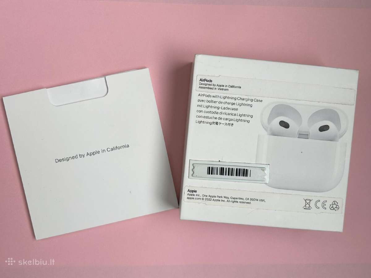 Parduodu Apple Airpods 3rd Generation - nuotraukos Nr. 2