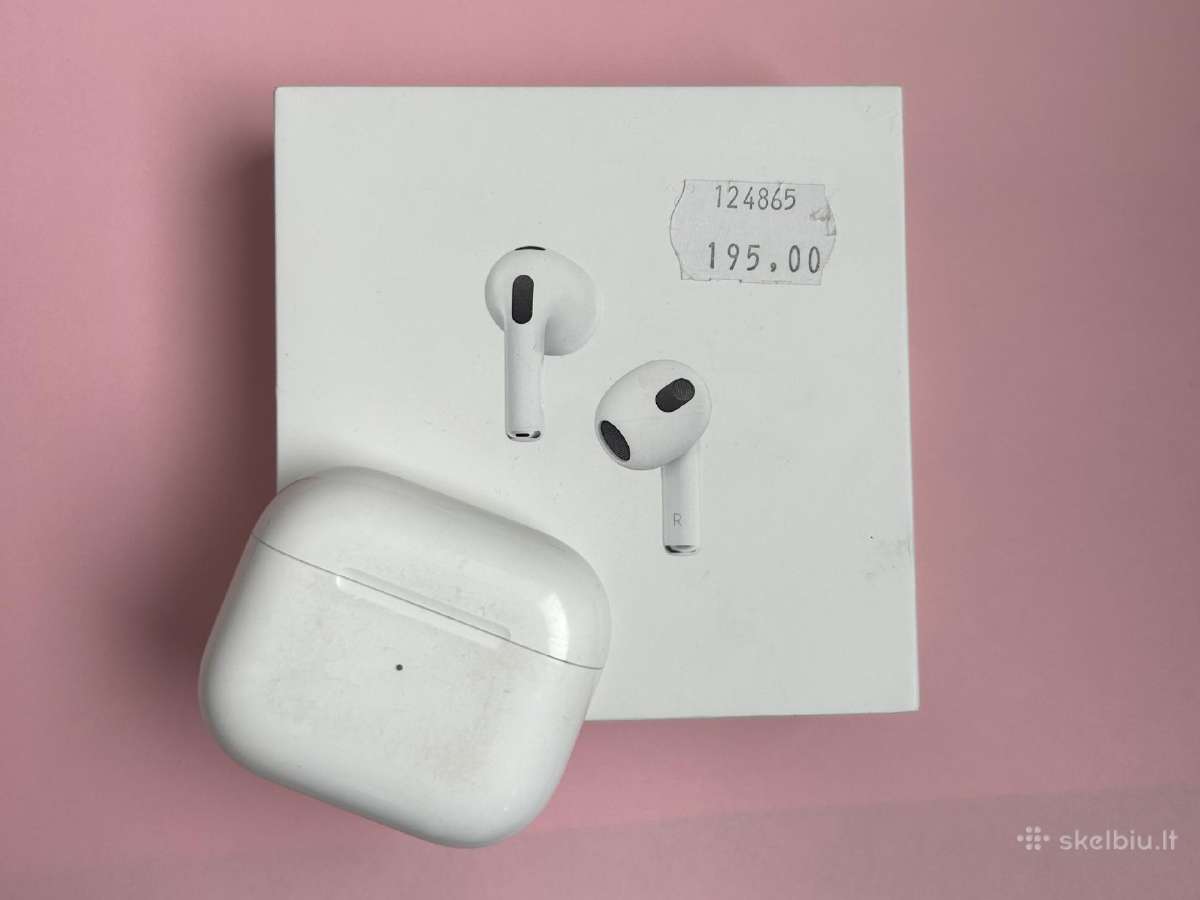 Parduodu Apple Airpods 3rd Generation - nuotraukos Nr. 3