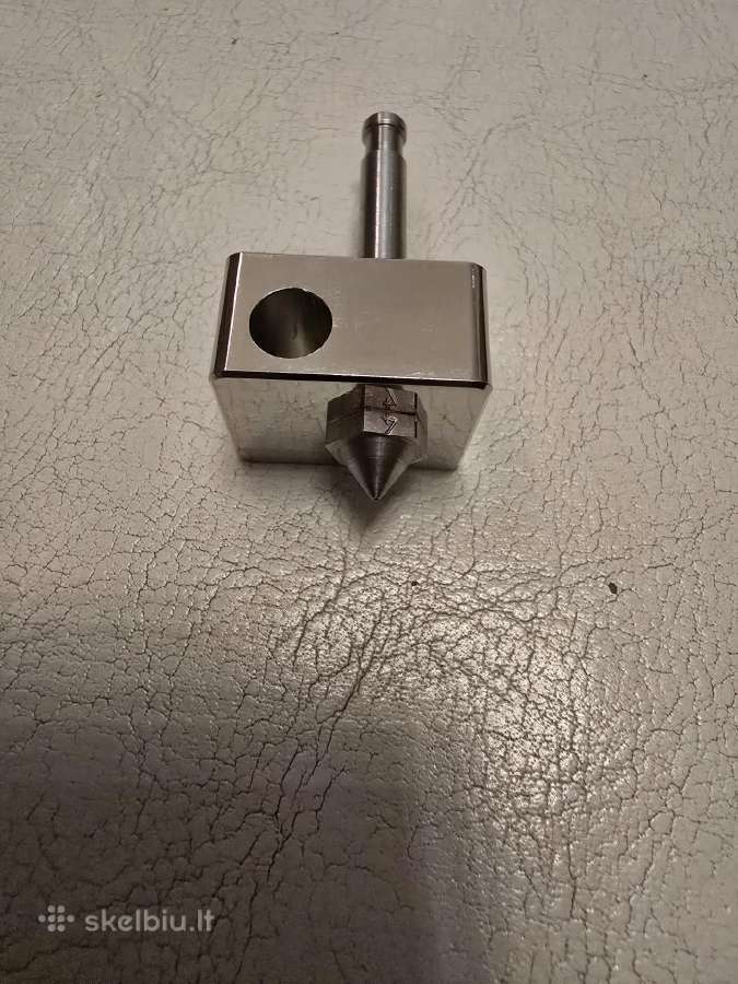 3D spausdintuvo hotend kaitinimo blokas su purkštu - nuotraukos Nr. 2