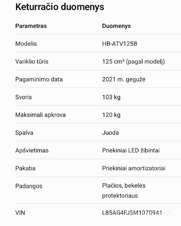 Keturačio ir priekabos komplektas - nuotraukos Nr. 10