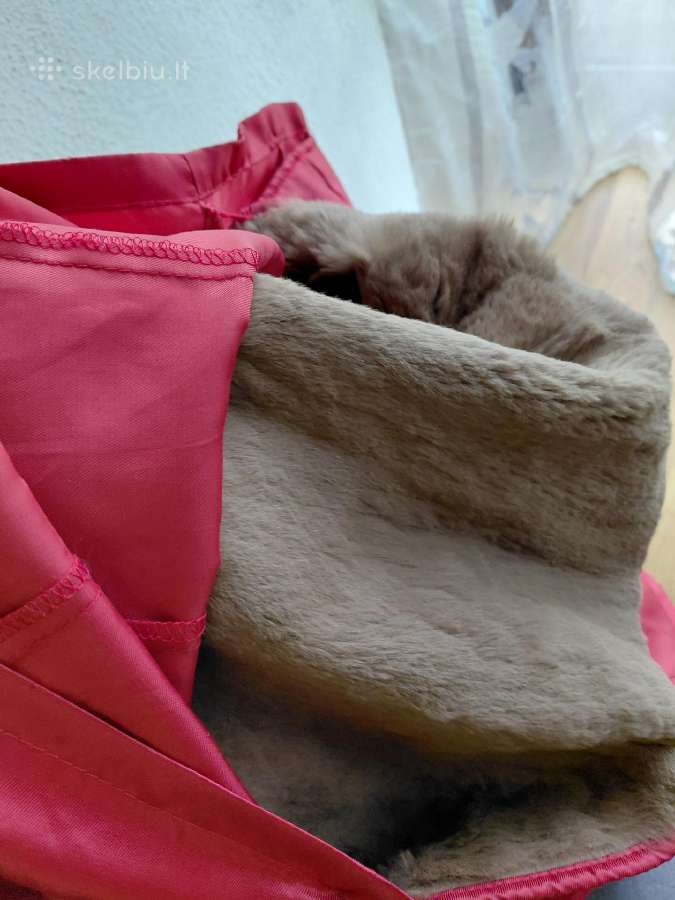Puiki striukė su kailiais ir išsegamu pam. - nuotraukos Nr. 7