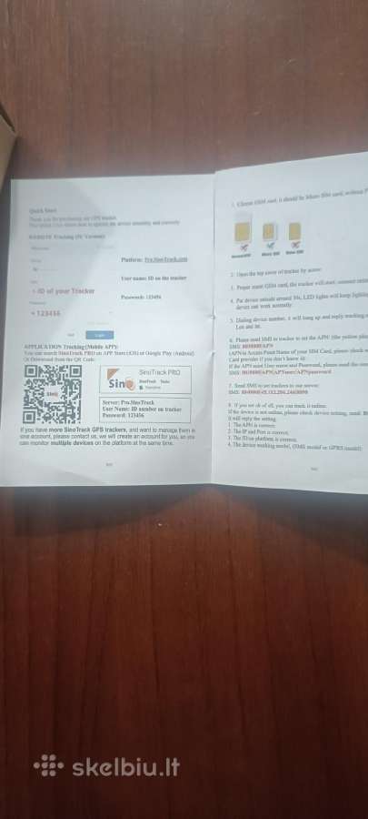 Parduodu GPS trekeri Sinotrek St-901a 4G. - nuotraukos Nr. 4