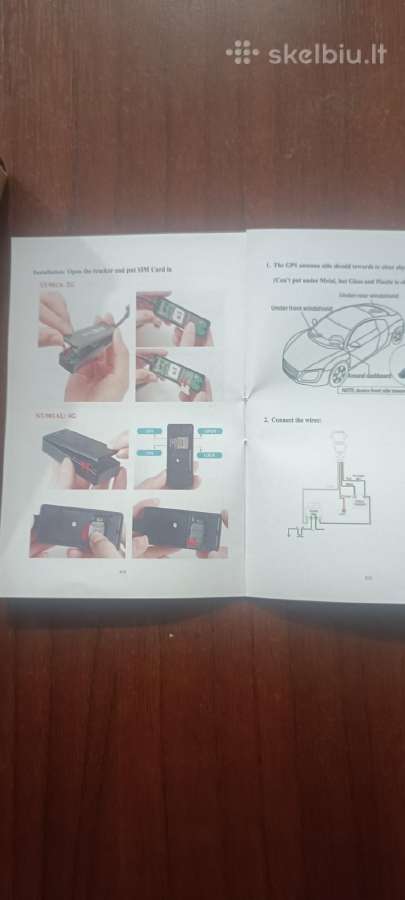 Parduodu GPS trekeri Sinotrek St-901a 4G. - nuotraukos Nr. 5