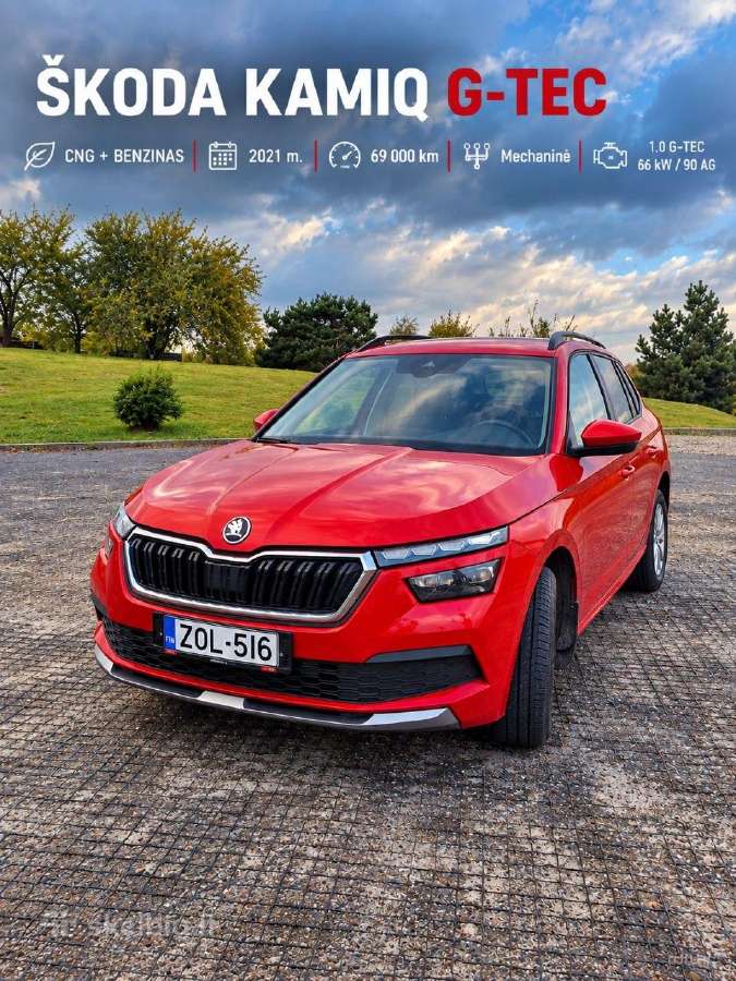 Škoda Kamiq 1.0l G-tec - nuotraukos Nr. 3