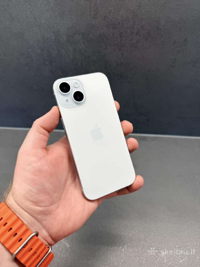 Apple iPhone 15, 128gb Blue (bat. 96%) - nuotraukos Nr. 2