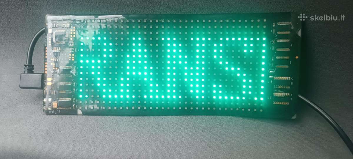 Parduodu LED svieslente -Beganti reklama per Usb - nuotraukos Nr. 2