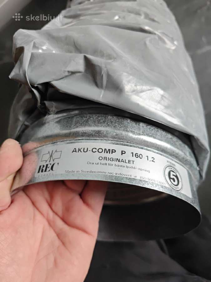 Aku-comp P 160 1.2 vamzdžiai rekuperatoriui - nuotraukos Nr. 2