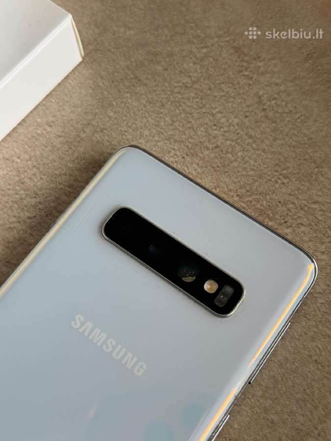 Samsung Galaxy S10, 128 GB, Baltas (naudotas) - nuotraukos Nr. 3