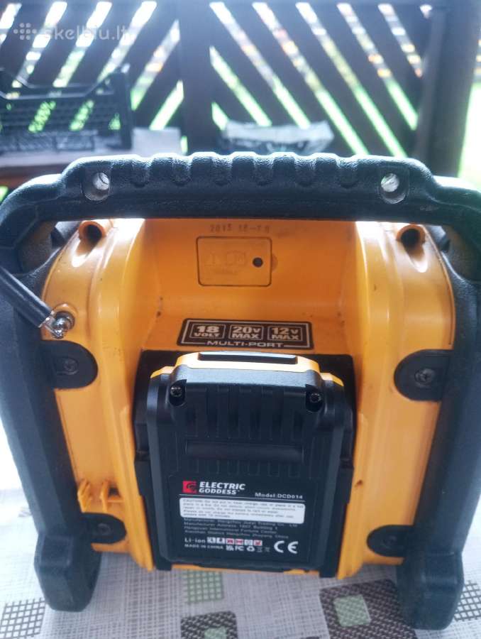 Dewalt Dcr 018 radijas - nuotraukos Nr. 2