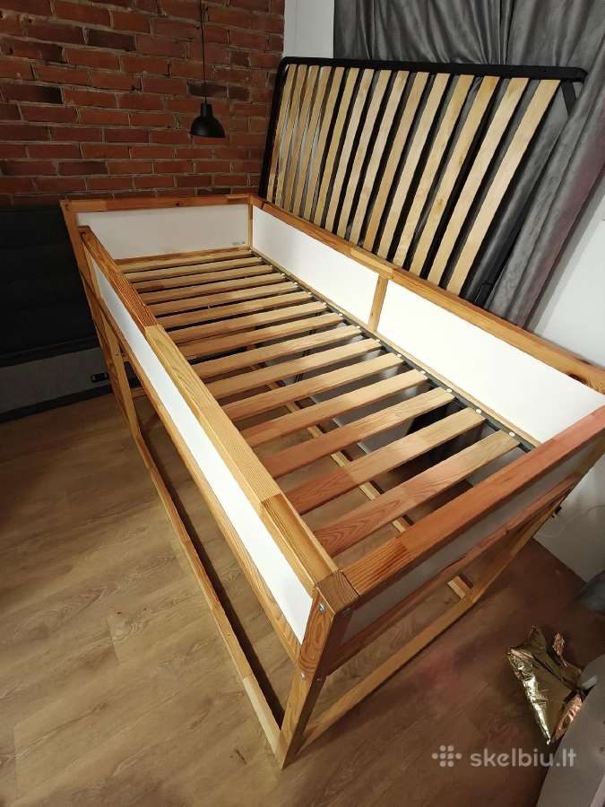 Vaikiška dviaukštė lovytė Kura Ikea - nuotraukos Nr. 2