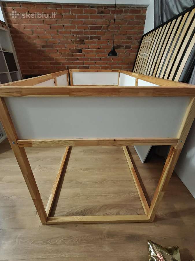 Vaikiška dviaukštė lovytė Kura Ikea - nuotraukos Nr. 3