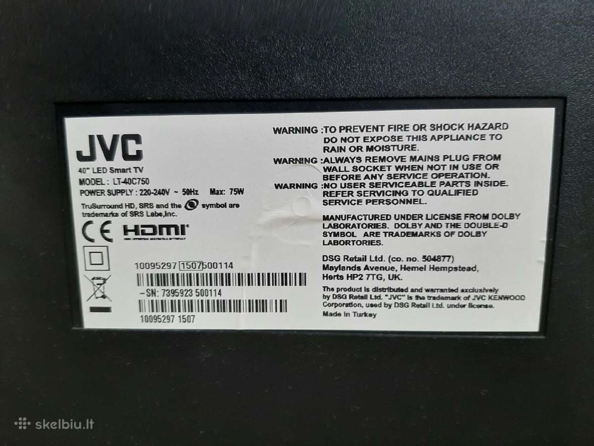 JVC 40" Smart TV - nuotraukos Nr. 4