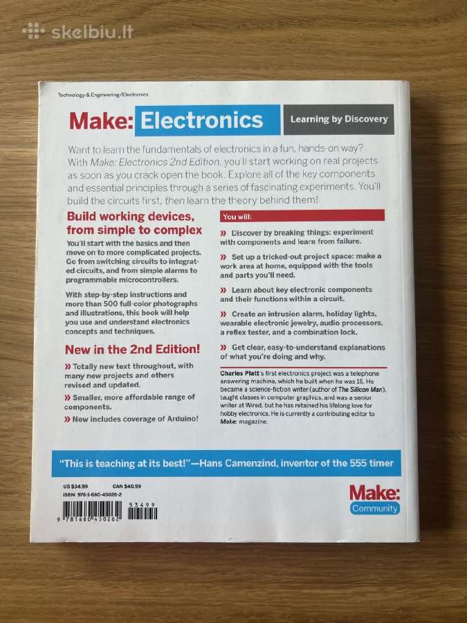 Make: Electronics - Charles Platt (knyga) - nuotraukos Nr. 2
