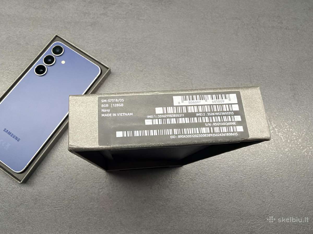 Samsung Galaxy S25 Fe, 128gb Navy - nuotraukos Nr. 2