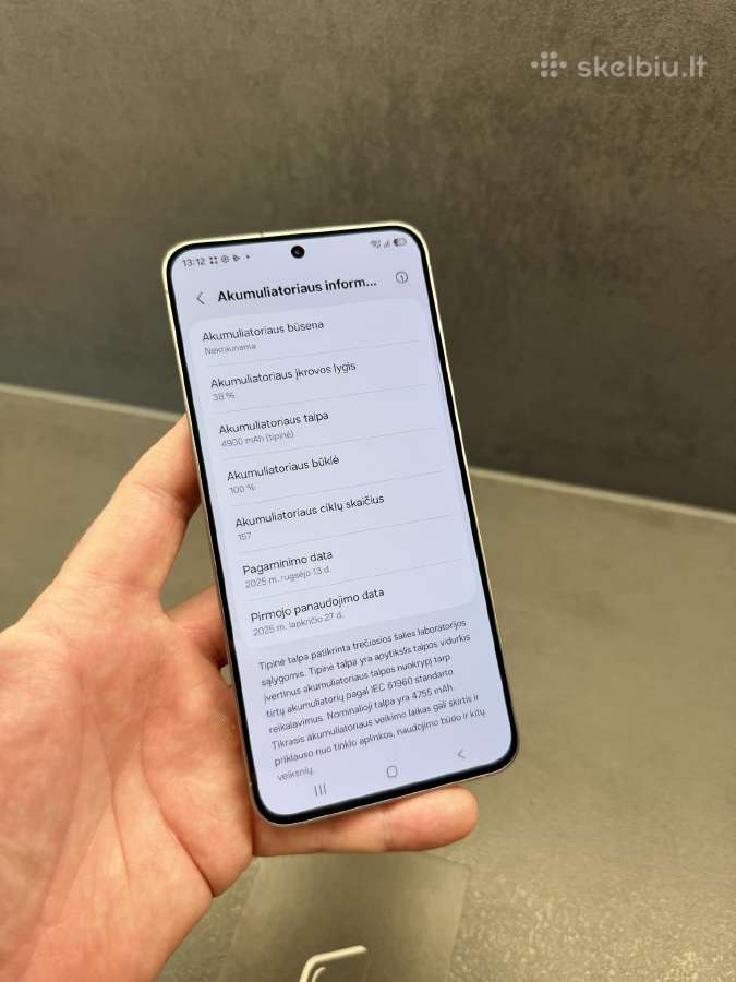 Samsung Galaxy S25 Fe, 128gb Navy - nuotraukos Nr. 9