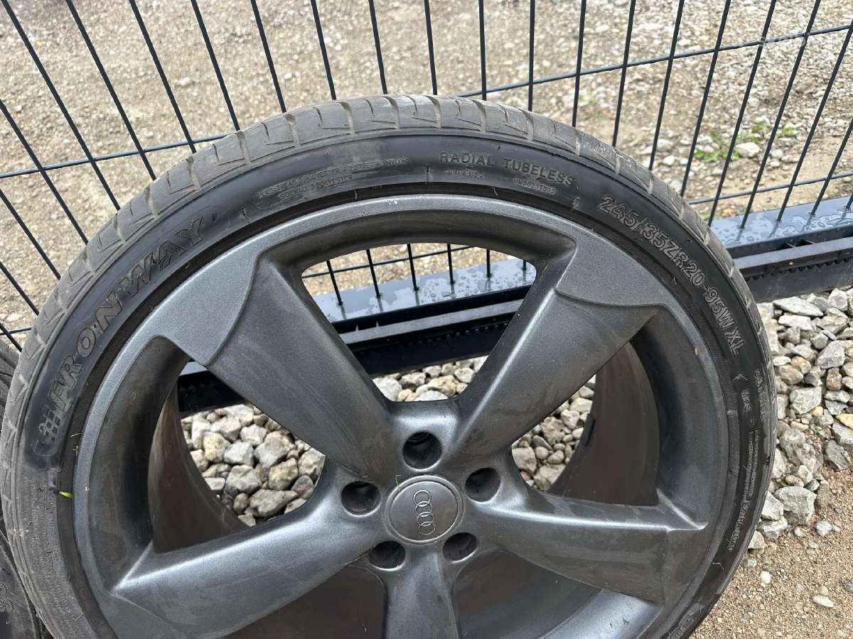 Originalūs Audi R20 ratlankiai su padangomis - nuotraukos Nr. 4