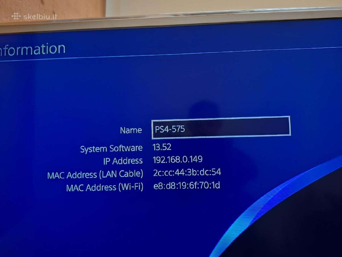 Ps4 slim 1tb + palieku paskyra su zaidimais - nuotraukos Nr. 4