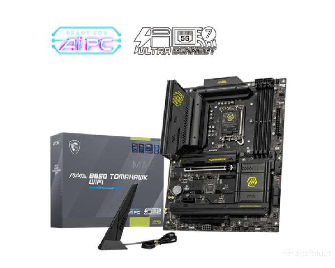 Motininė Msi Mag B860 Tomahawk WiFi 7 - nuotraukos Nr. 3