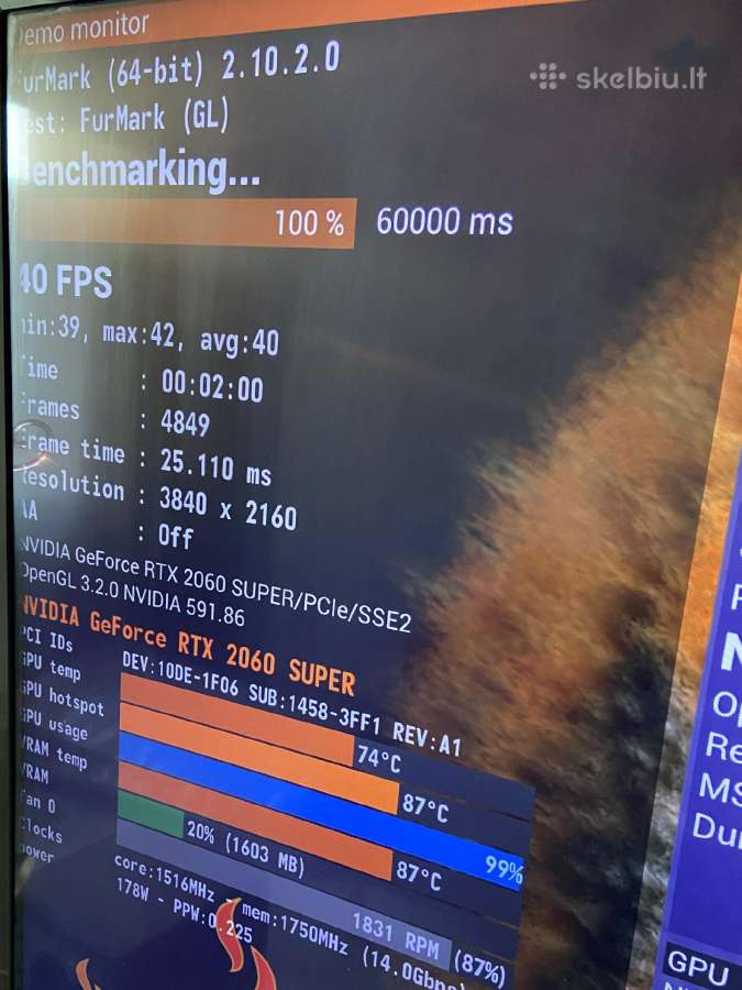Rtx 2060 super 8gb, Ryzen 5 3600 kompaktiškas pc - nuotraukos Nr. 9