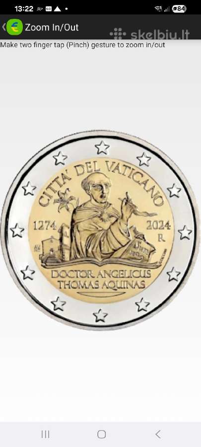 Vatikano 2 euro moneta numizmatinėje pakuotėje Bu - nuotraukos Nr. 4